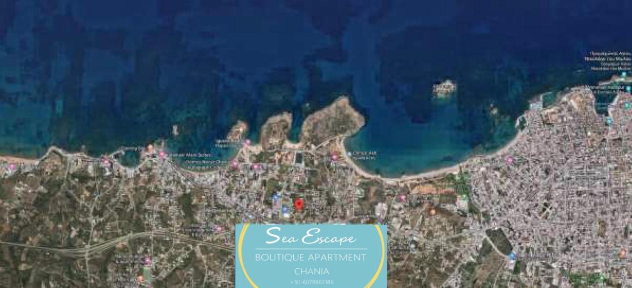 New Sea Escape Boutique Apt-Agii Aposto Li Beach Ханя Екстериор снимка